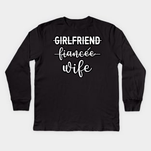 Girlfriend fiancee wife Kids Long Sleeve T-Shirt